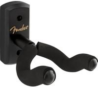 Fender Essentials Supporto Chitarra da Parete, Noir | Appendichitarra muro sicuro, compatibile con chitarra elettrica & acustica, design Noir, installazione facile