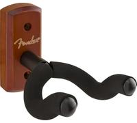 Fender Essentials Supporto Chitarra da Parete, Rosewood | Appendichitarra in legno rosewood, per chitarra acustica ed elettrica, montaggio a muro sicuro, design elegante