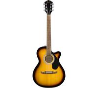 Fender FA-135CE Sunburst - Chitarra acustica, Include lezioni virtuali gratuite su Fender Play