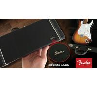 FENDER Fatto a Mano Chitarra Custodia Con Pressofuso Logo 1:4 Scala ~ Axe Heaven