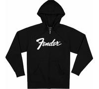 Fender Felpa con cappuccio Transition Logo Zip Front Black M