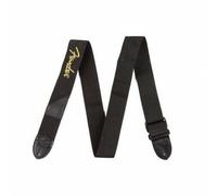 FENDER Fender 2 Black Poly Strap w/ yellow Fender TRACOLLA PER CHITARRA/BASSO