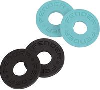 Fender Fender STRAP BLOCKS Sistema di sicurezza per i tracolla degli strumenti - Confezione da 4 - Colore Nero/Daphne Blue