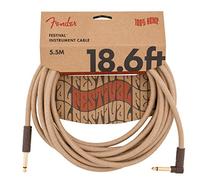 Fender® Festival - Cavo per strumenti in canapa - 5.5m - DRI/ANG - Naturale