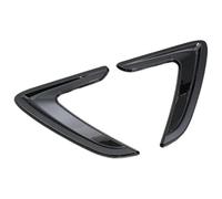 Fender Flares passaruota Per BMW E46 E90 F31 F30 320Li Serie 3 2012-2016 Spoiler Per Auto ABS Carbonio Copertura Presa Aria Laterale Adesivo Parafango 1 Paio(Nero)