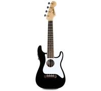 Fender Fullerton Stratocaster Concert Ukulele, nero