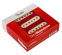 Fender Gen 4 Noiseless Strat Pickup Set Single Coil, Bianco Vintage | Set 3x pickup single coil senza rumore, sostituzione Strat, suono vintage, silenzioso, chitarra elettrica