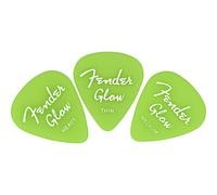 Fender "GLOW IN THE DARK - 351 PICK MIX" Plettri per chitarra - 12 Pezzi/Mix - Thin/Medium/Heavy (1980351020)