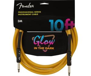 Fender GLOW IN THE DARK - CABLE Cavo per strumenti - 3m - Colore Orange