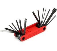 Fender Attrezzo Multi-Funzione per Chitarra e Basso, 14 Strumenti in 1, Rosso