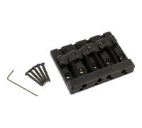 Fender HiMass 4-String Bass Bridge Assembly Zinc Saddles Black
