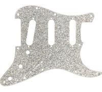 Fender Hybrid Glass/Glitter Stratocaster S/S/S Silver Sparkle Pickguard