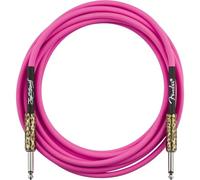 Fender Joe Strummer - Cavo per strumenti, 33 cm, motivo leopardato rosa