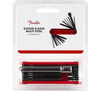Fender Kit Multi-Tool 14-in-1 Setup e Manutenzione Chitarra | Kit per la regolazione della chitarra, chiavi esagonali, chiave per il truss rod, cacciaviti, righello