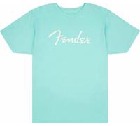 Fender Maglietta Spaghetti Logo Daphne Blue 2XL