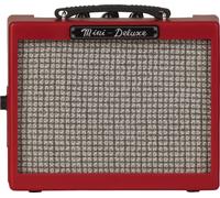 Fender Mini amplificatore Deluxe, adatto per chitarra elettrica e basso, rosso