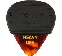 Fender Plettri per chitarra Mojo Grip 3 pezzi Celluloide Tartaruga 351 Spessore Heavy