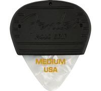 Fender Mojo Grip Picks, Celluloid, Größe M, 3er-Pack, White Moto