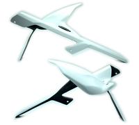 Fender Mudguard Pyramid Hugger Bianco Lucido KTM 690 Duke & R 2012 - 2024