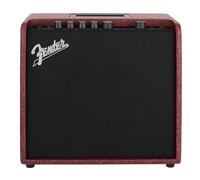 Fender Mustang LT25 Amplificatore per chitarra, 25 W con toni versatili, 60 preset, 20 tipi di amp, 25 effetti, interfaccia utente semplice, sintonizzatore integrato e connettività USB, rosso vino