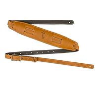 Fender Mustang Vintage Saddle Tracolla Chitarra in Pelle Butterscotch | Pelle conciata vegetale, stile vintage, regolabile, per chitarra elettrica & acustica, Butterscotch, idea regalo musicista