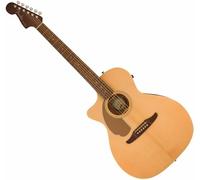 Fender Newporter Player LH Natural Chitarra Semiacustica Jumbo
