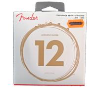 Fender Phosphor Bronze Wound Muta Set 6 Corde Chitarra Acustica 12-53 Usa
