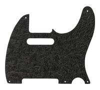 Fender - Piastra di protezione per chitarra - Nero - Pelle - 4,25 x 3,5 pollici - Plectrum