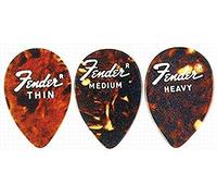 Fender Picks 358 Shape thin Shell 72-Pack - Set di plettri
