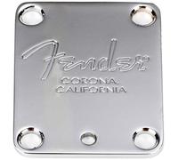Placca Manico Genuine Fender Corona California Incollatura Targa Tilt Cromate