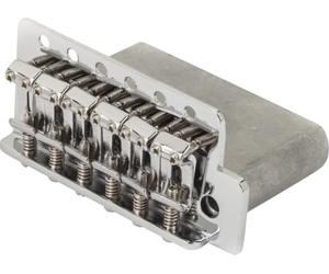 Fender Ponte Tremolo Stratocaster Chrome con Selle Stampate | Sostituzione del ponte per Stratocaster serie Standard, dal 2006 ad oggi, tremolo in stile vintage