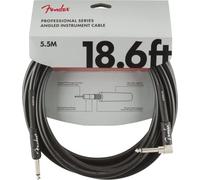 Cavo per Strumenti Fender Professional Series - 5,67 m - Dritto/90° - Nero - 18.6 ft