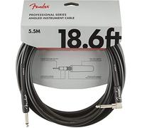 Cavo per Strumenti Fender Professional Series - 5,67 m - Dritto/90° - Nero - 18.6 ft