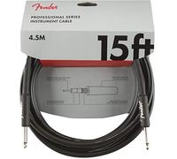 Fender Professional Series Cavo Strumento Chitarra, 4.5m, Dritto/Dritto, Nero