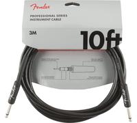 Fender Cavo Strumenti Jack 6,3 mm Maschio 6.3 Nero 3mt Professional Series