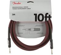 Fender Professional Tweed Cavo Jack Chitarra Dritto 3m | Rame privo di ossigeno al 99%, segnale senza rumore, jack da 1/4" nichelati, chitarra elettrica, esibizioni dal vivo, studio
