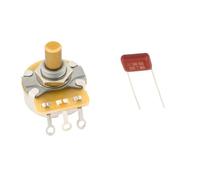 Fender Pure Vintage Potenziometro 250K Solid Shaft Chitarra, 1pz | Controllo del volume o del tono, compatibile con manopole a vite, upgrade per Stratocaster, cablaggio per chitarra elettrica
