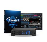 Fender Quantum HD 2 | Interfaccia audio USB-C 20x24 per produzione musicale, preamplificatori microfonici MAX-HD, ingressi strumenti anteriori, ADAT e S/PDIF I/O, guadagno automatico, uscite re-amp