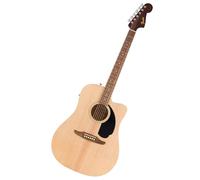 Fender Redondo CE Dreadnought Elettroacustica Natural, Cutaway | Chitarra acustica per principianti, accordatore e pickup incorporati, serie California, include lezioni virtuali gratuite