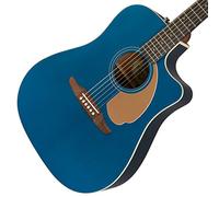 Fender Redondo Player - Chitarra acustica della serie California, finitura blu (Belmont Blue)