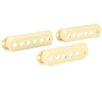Fender Road Worn Stratocaster - Set di 3 coperture per pickup, colore: Bianco anticato