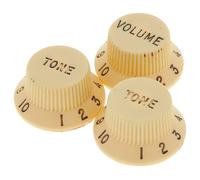 Fender Road Worn Strat Knobs Aged White