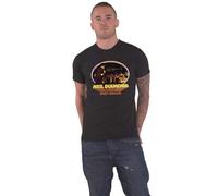 Fender - Rock Off officially licensed products Neil Diamond T Shirt Sweet Caroline Oval Logo Nuovo Ufficiale Unisex Nero Size XL