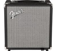 Fender Rumble 15 - Amplificatore per Basso Elettrico, 15W, Compatto e Portatile, Nero/Argento, con Equalizzatore a 3 Bande e Uscita per Cuffie