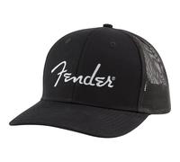 Fender Silver Logo Cappello White-Black UNI