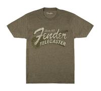 Fender Since 1951 Telecaster T-Shirt, Military Heather Green, taglia L