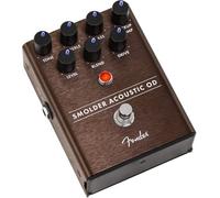 Fender Smolder Acoustic Overdrive Pedale per chitarra Brown Pickup Compensati...