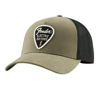 Fender Snap Back Pick Patch Hat Olive