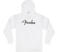 Fender Spaghetti Logo Hoodie Olympic White XL Felpa con cappuccio, Bianco