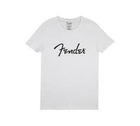 Fender Spaghetti Logo Men's Tee White Small